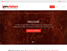 Tablet Screenshot of envisioncomm.net